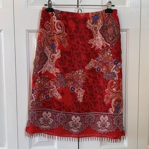 Bohemian Beaded & Sequin Skirt ~